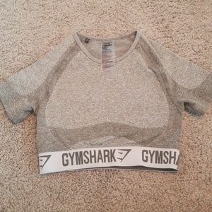 Green gymshark shirt